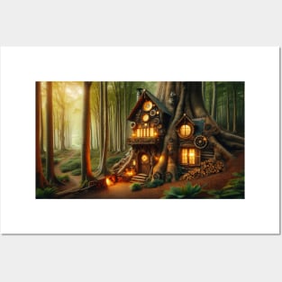 Witch's Enchanted Treehouse Posters and Art